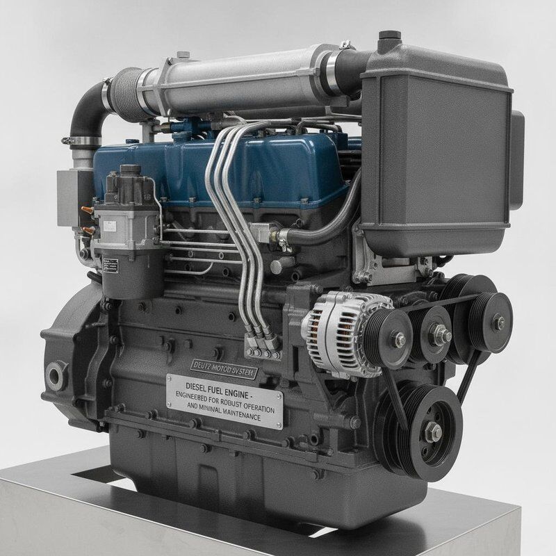 Motore a combustione interna Deutz Motor System Motore a diesel progettato per un funzionamento robusto e una manutenzione minima